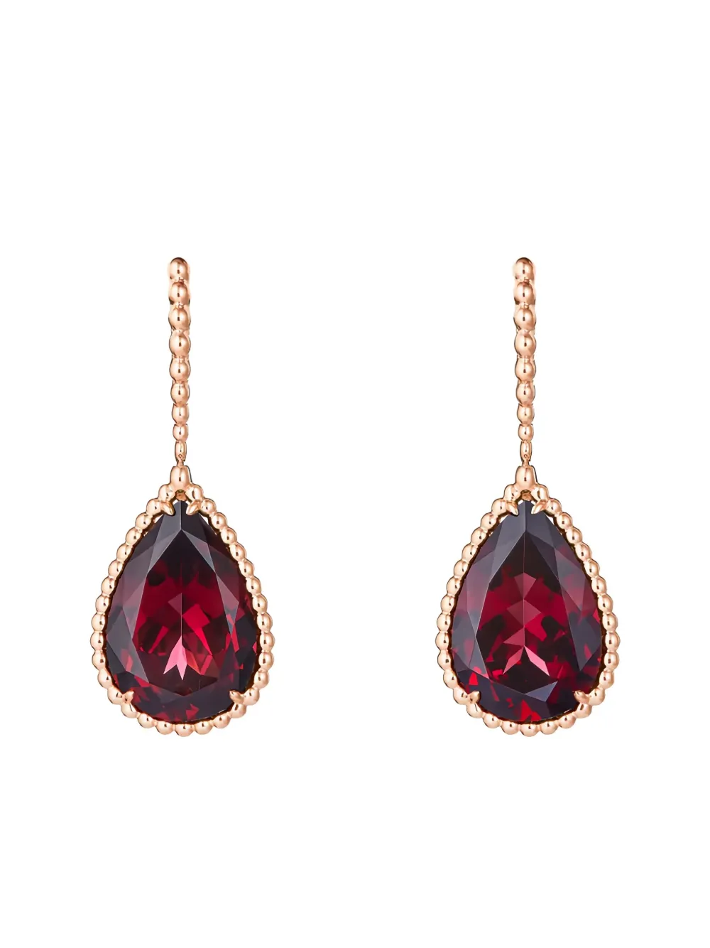 Boucheron aretes Serpent Bohème Sleepers | rojo | Image 1