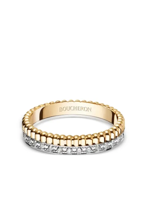 Boucheron 18K yellow gold Quatre Radiant diamond ring