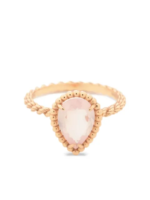 Boucheron 18K rose gold Serpent Bohème rope ring