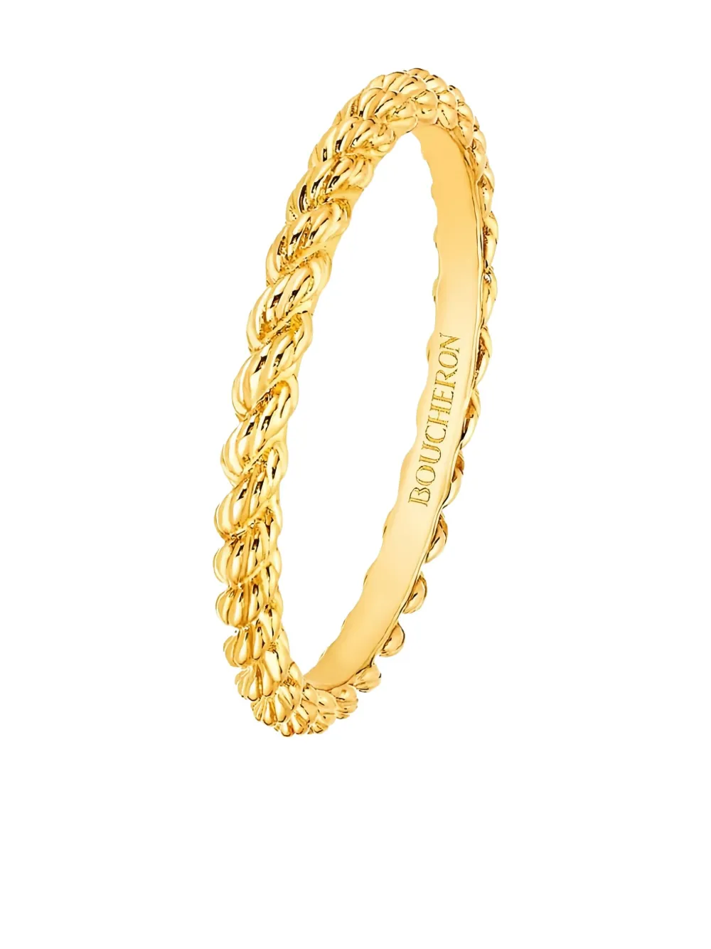 Boucheron 18K yellow gold Serpent Bohème wedding band - イエロー Boucheron 18K yellow gold Serpent Bohème wedding band - イエロー
