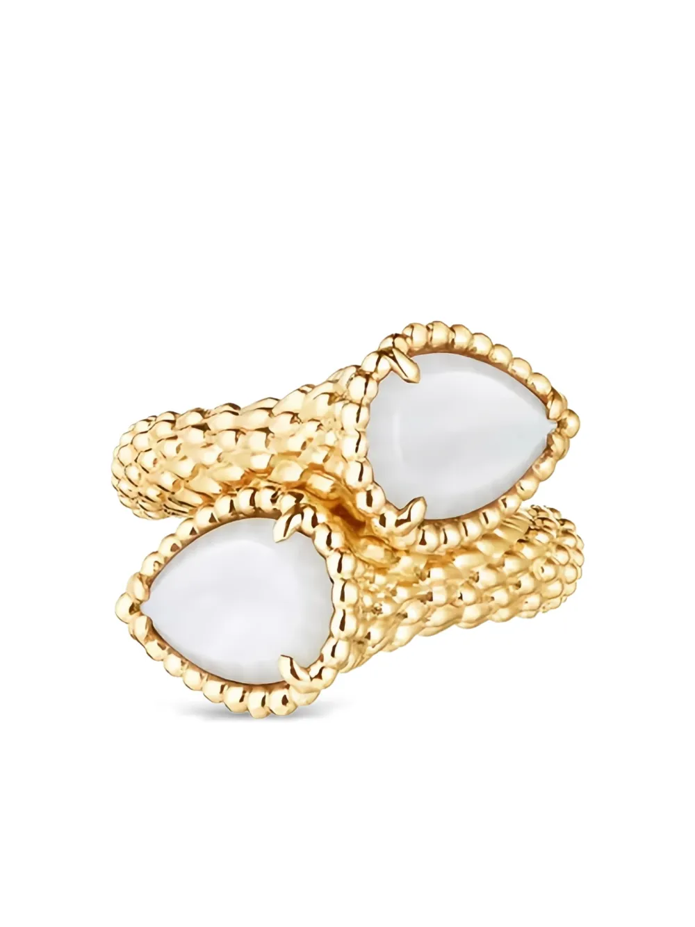 Boucheron 18K yellow gold Serpent Bohème pearl ring - ゴールドトーン Boucheron 18K yellow gold Serpent Bohème pearl ring - ゴールドトーン
