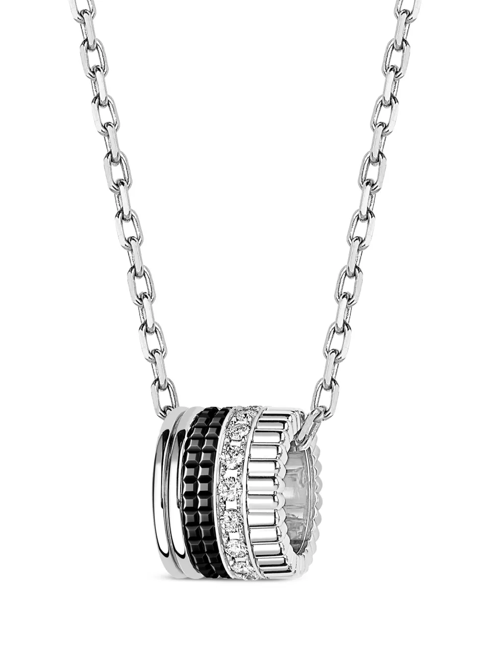 Boucheron Quatre Edition ダイヤモンド ネックレス L 18Kホワイトゴールド Boucheron Quatre Edition ダイヤモンド ネックレス L 18Kホワイトゴールド