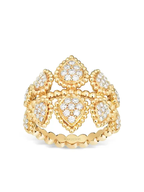 Boucheron anillo Serpent Bohème en oro amarillo de 18kt con diamantes