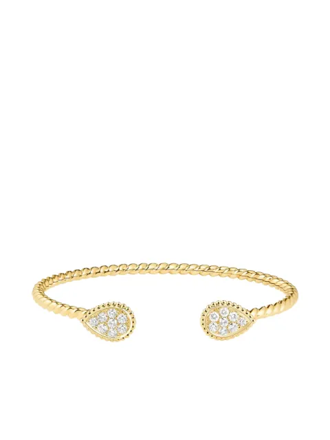 Boucheron 18K yellow gold Serpent Bohème diamond bracelet