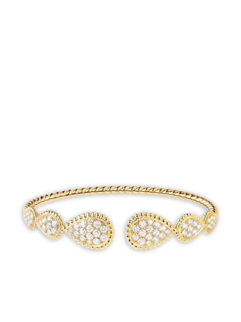 Boucheron 18k yellow gold Serpent Bohème diamond bracelet