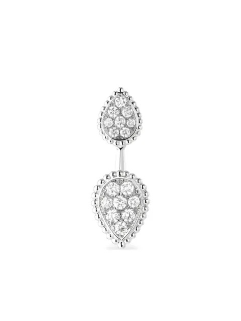 Boucheron boucles d'oreilles Serpent Bohème en or blanc 18ct pavées de diamants