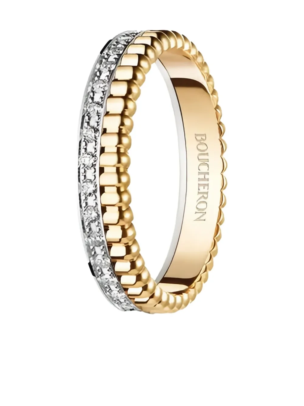 Boucheron 18K gold Quatre Radiant Edition diamonds wedding ring - Boucheron 18K gold Quatre Radiant Edition diamonds wedding ring -