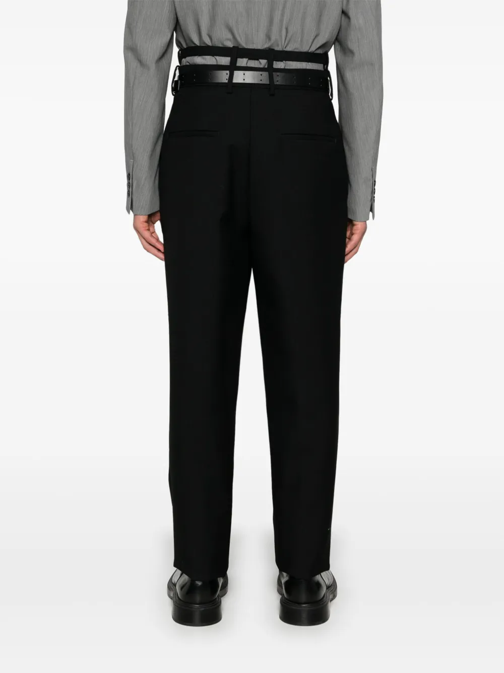 Jil Sander Wollen broek Zwart