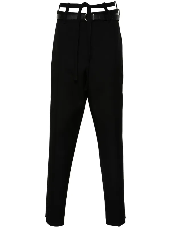 パンツ JIL SANDER Wool pants Black Jil Sander - Zipped Wool Pants | HBX - Globally Curated