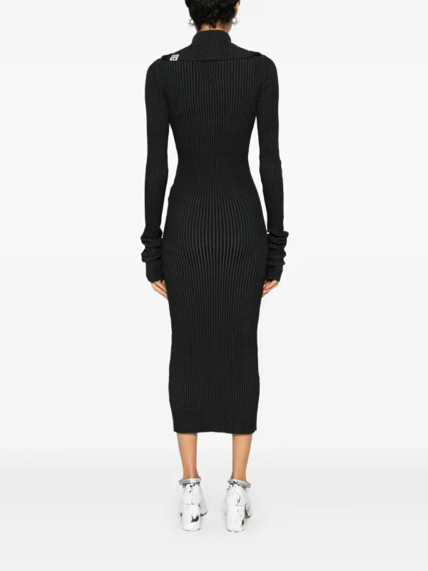 Maison MIHARA YASUHIRO ロゴパッチ ドレス | ブラック | FARFETCH JP