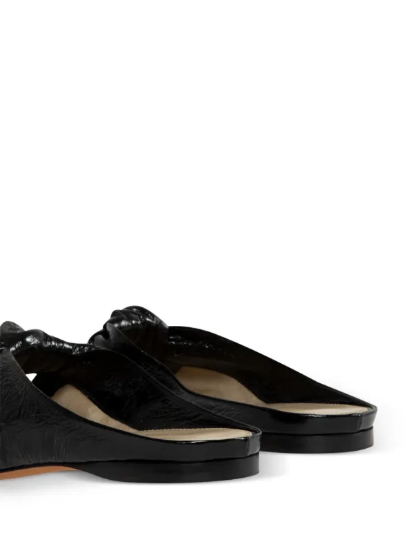 【関税込み】KHAITE ブラック The Rowan ミュール KHAITE The Rowan レザーミュール | ブラック | FARFETCH JP