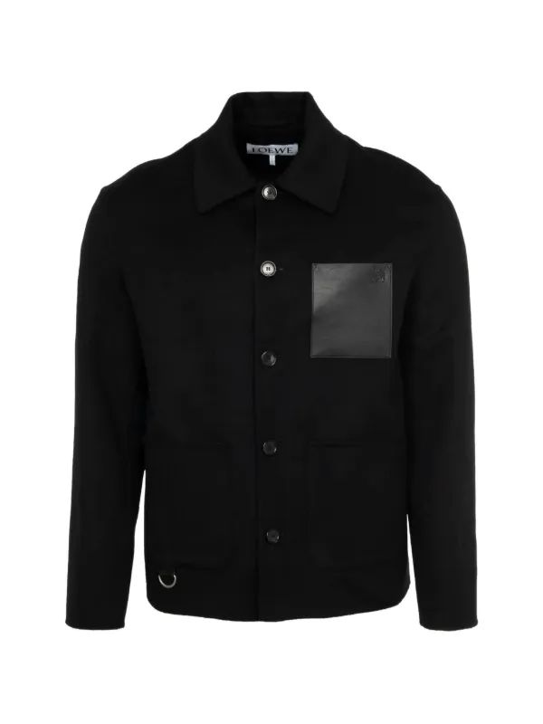 LOEWE ワークジャケット | ブラック | FARFETCH JP