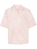 Marni Landscapes-print shirt - Pink