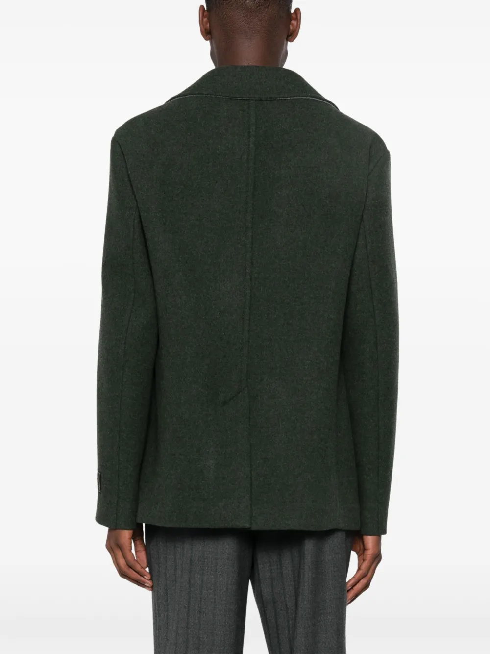 ETRO Sailorjas met dubbele rij knopen Groen