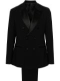 Eleventy double-breasted suit - Black