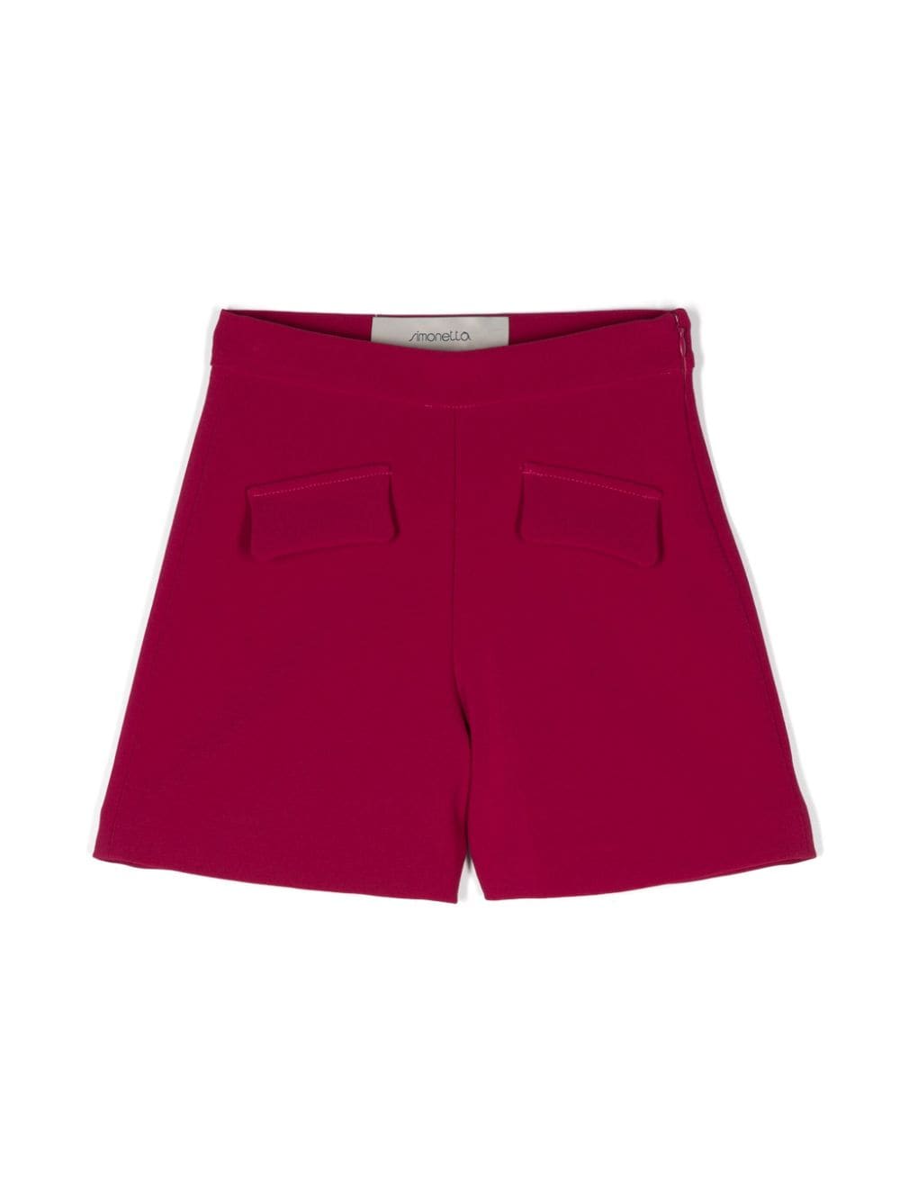 Simonetta Shorts met imitatiezak Roze