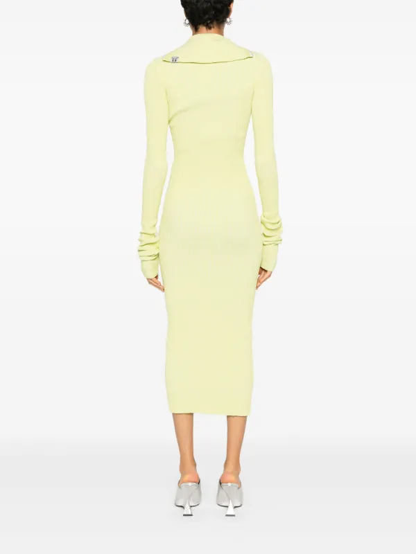 Maison MIHARA YASUHIRO ロゴパッチ ドレス | イエロー | FARFETCH JP 