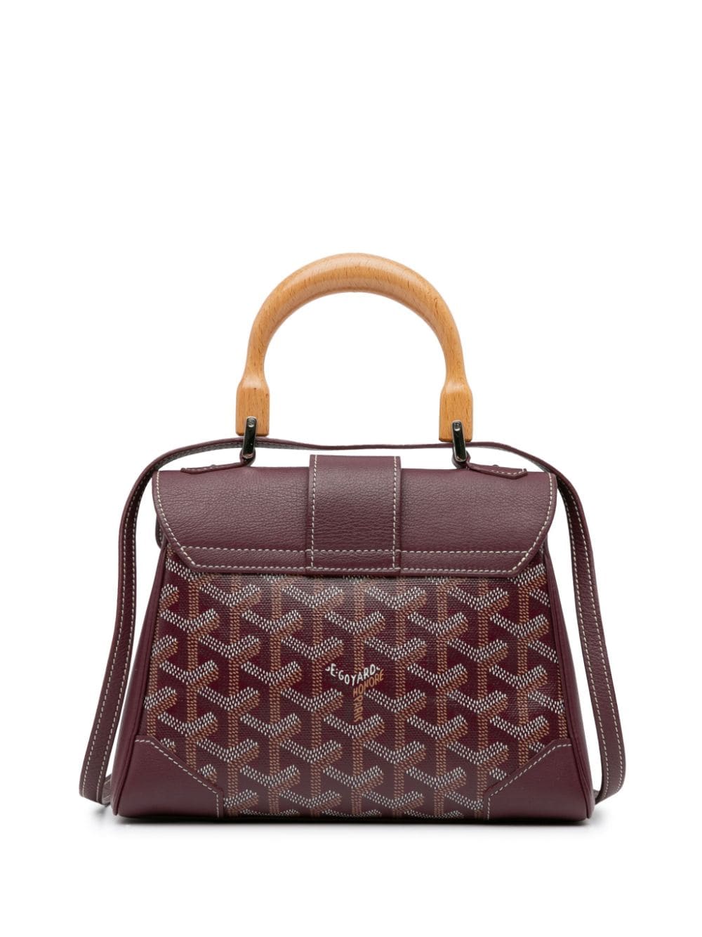 Goyard Pre-Owned 2019 Mini Goyardine Saigon Souple satchel - Rood