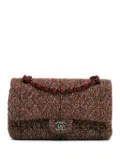 CHANEL Pre-Owned 2011 Medium Classic Tweed Double Flap shoulder bag - Red
