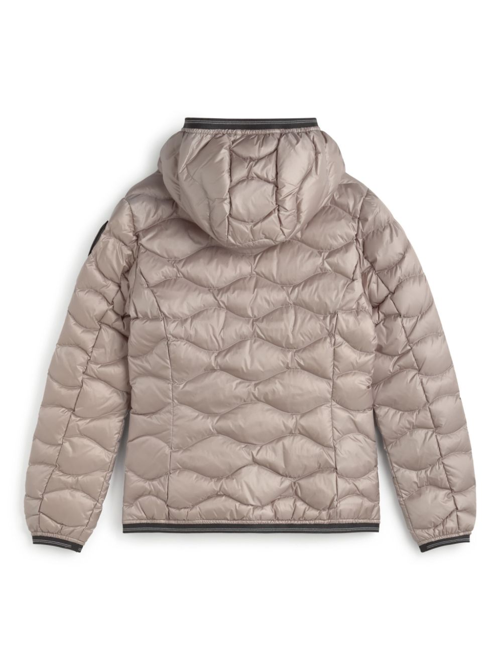 Blauer Gewatteerd donsjack - Beige