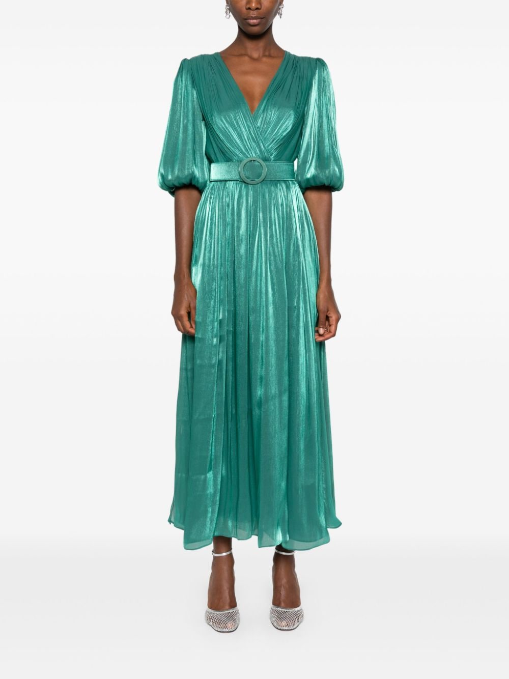 Costarellos Breannie dress - Groen