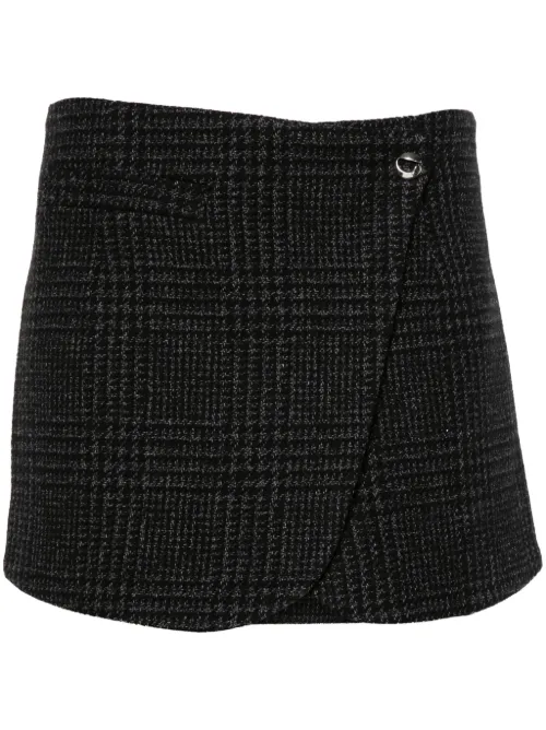 Minijupe à motif Prince de Galles - Coperni - Modalova