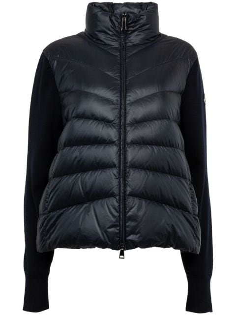 Moncler panelled zip-up padded jacket