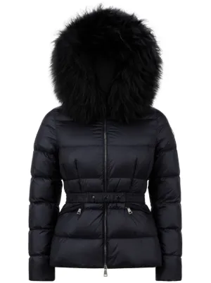 Moncler womens fur jackets best sale