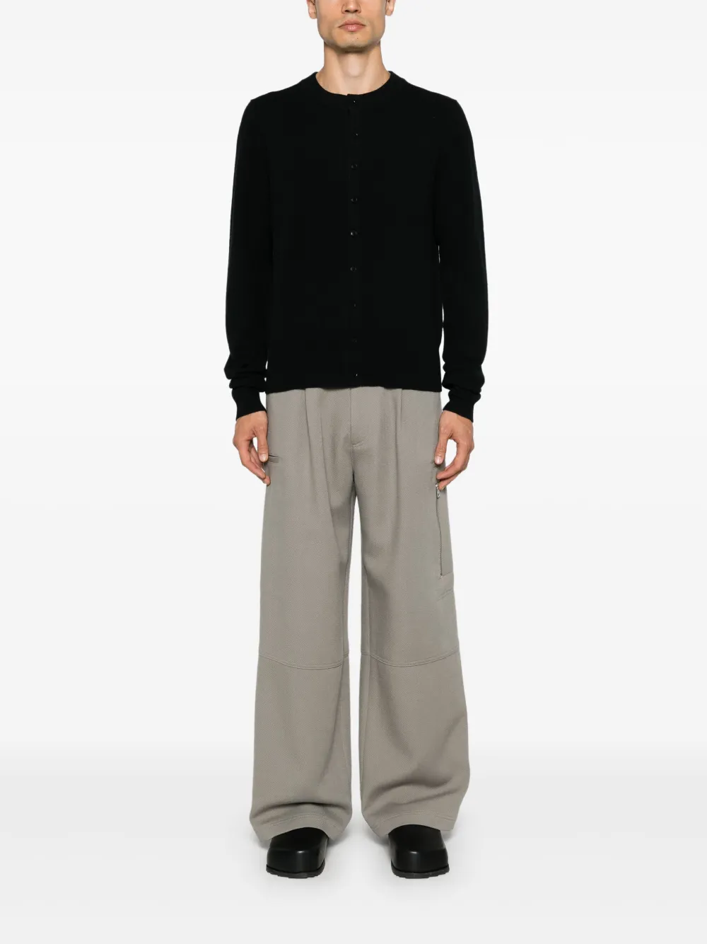 extreme cashmere Nº354 Be Cardi vest - Zwart