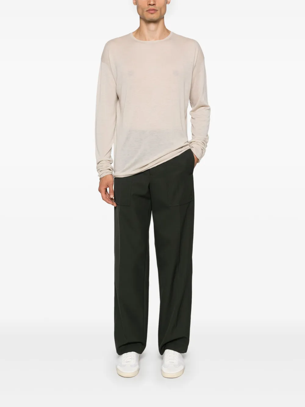 extreme cashmere Nº361 Gemini trui - Beige