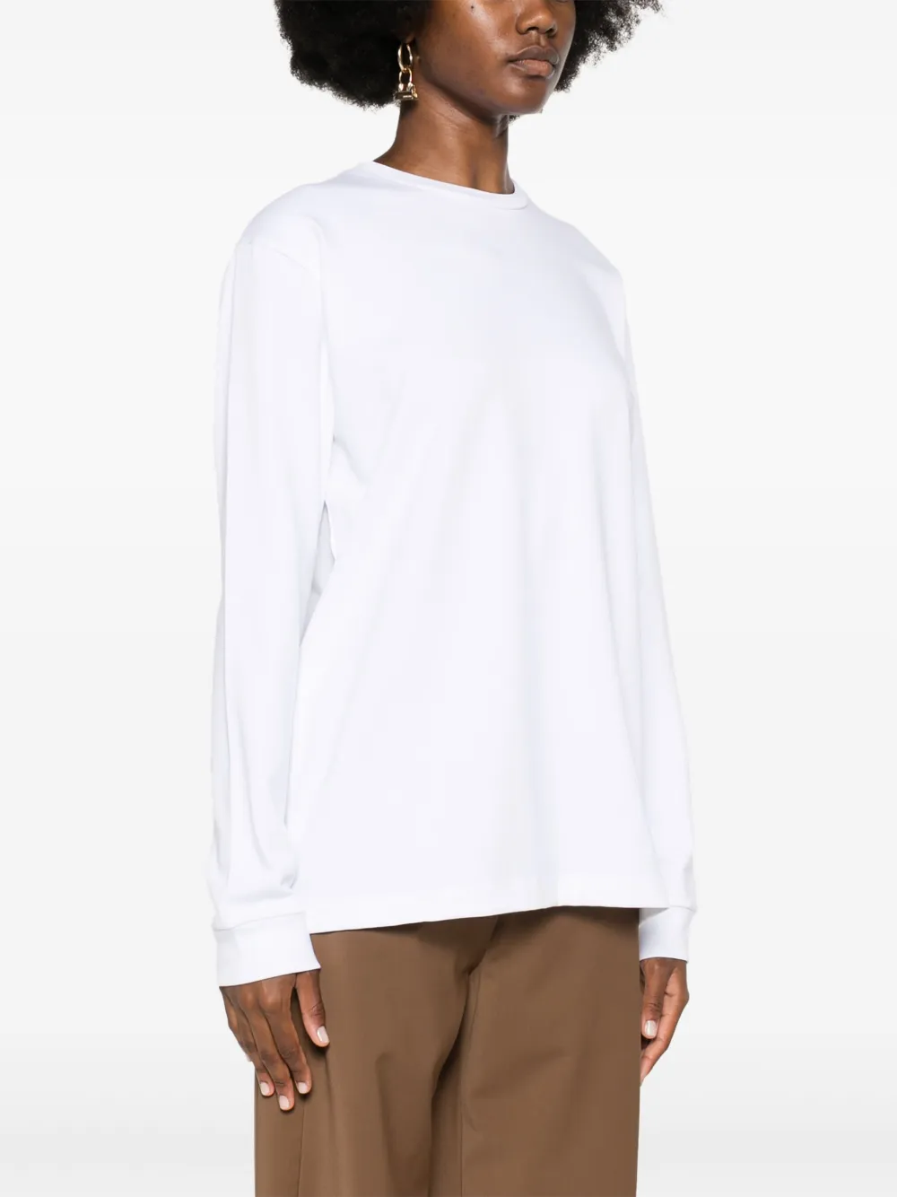 Tibi Cotton T-shirt In White