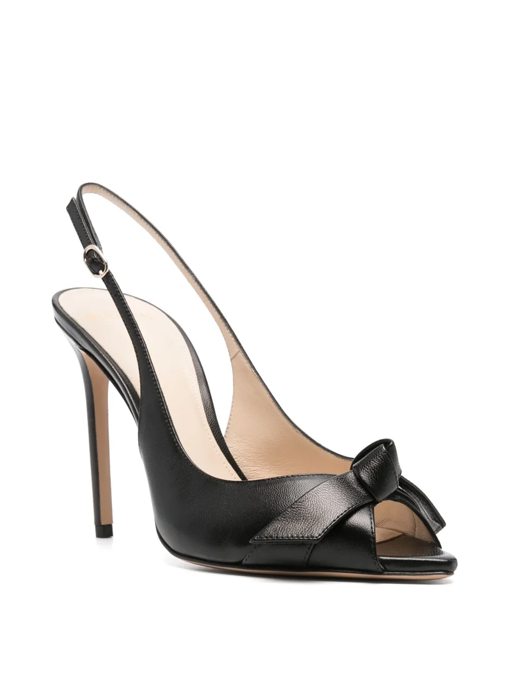 Alexandre Birman Clarita 100 mm pumps met open neus - Zwart