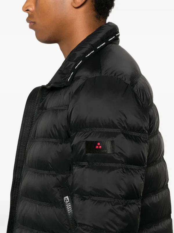 Peuterey Piumino Con Applicazione Nero FARFETCH IT