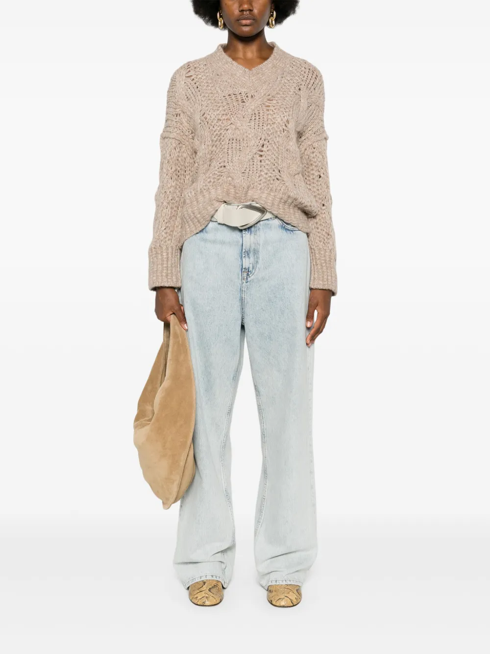Ermanno Scervino pull en maille épaisse à design torsadé | Pulls | Image 2
