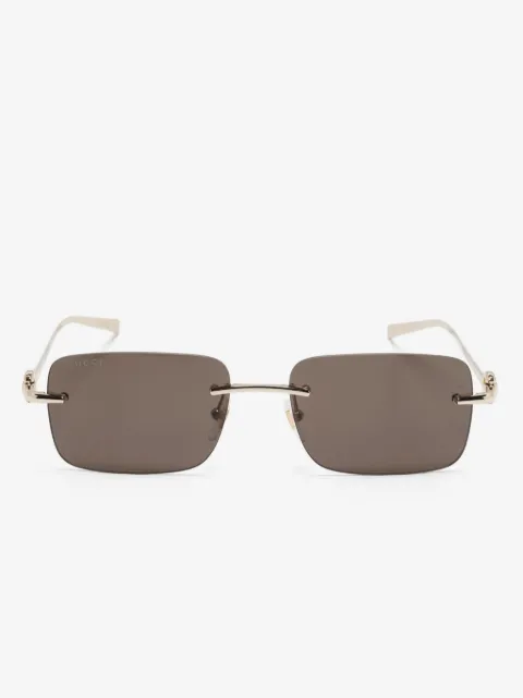 Gucci Eyewear 직사각 프레임 선글라스