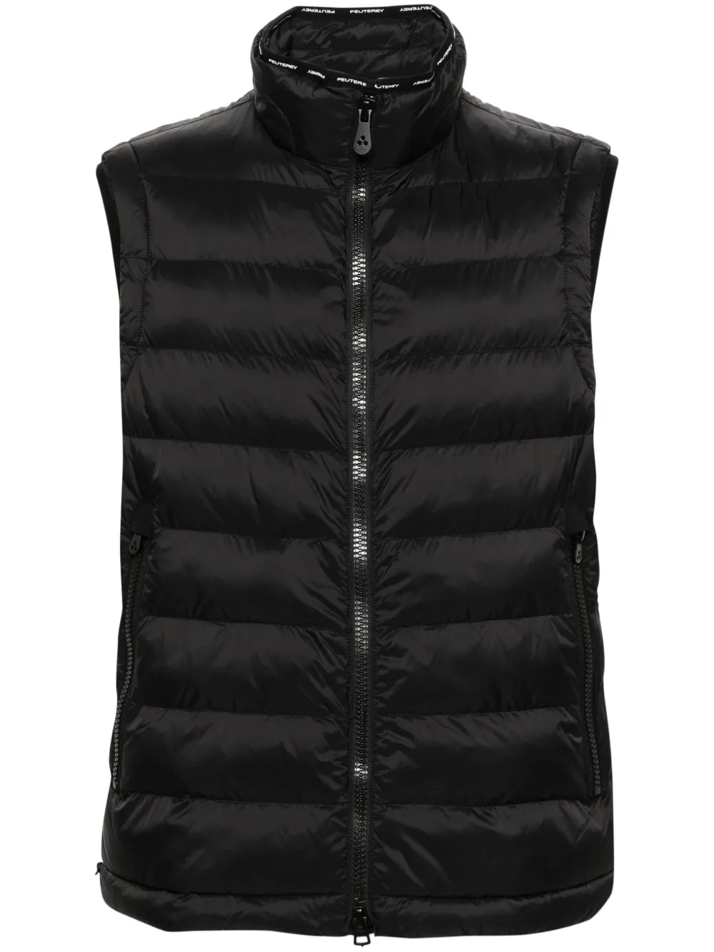 Peuterey Bodywarmer met logopatch Zwart