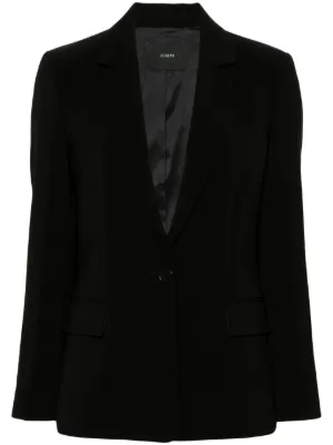 The Frankie Shop Bea single-breasted Oversize Blazer | Black