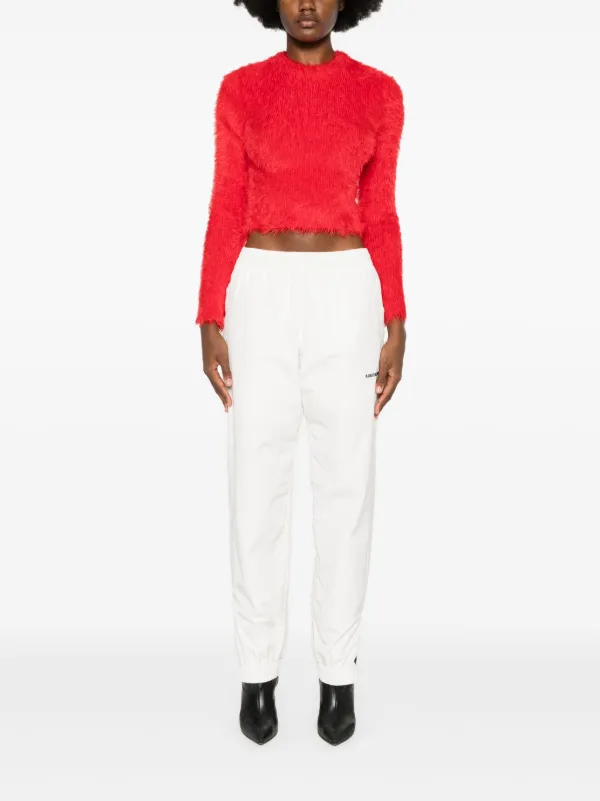 Balenciaga Mirror Track Pants | White | FARFETCH