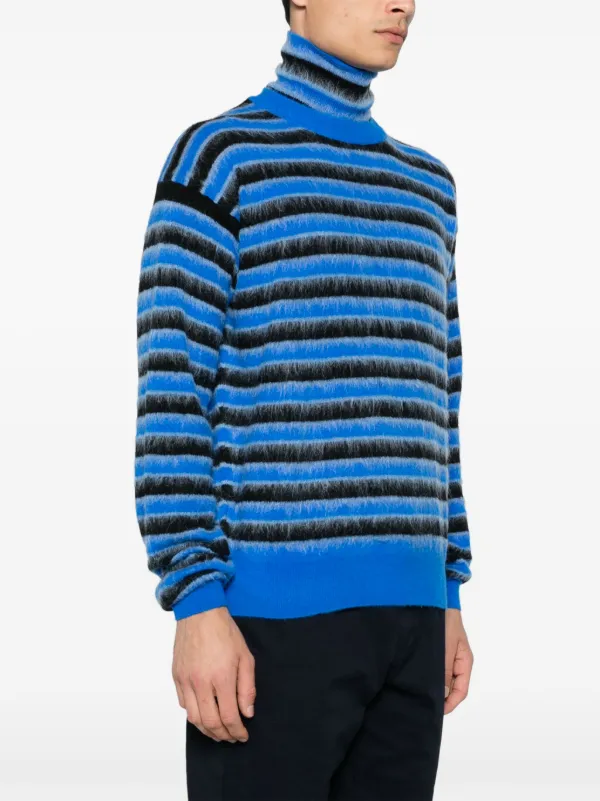 【送料&関税込】Marni Striped Fisherman Jumper Marni Black Striped Fisherman Jumper for Men Online USA at