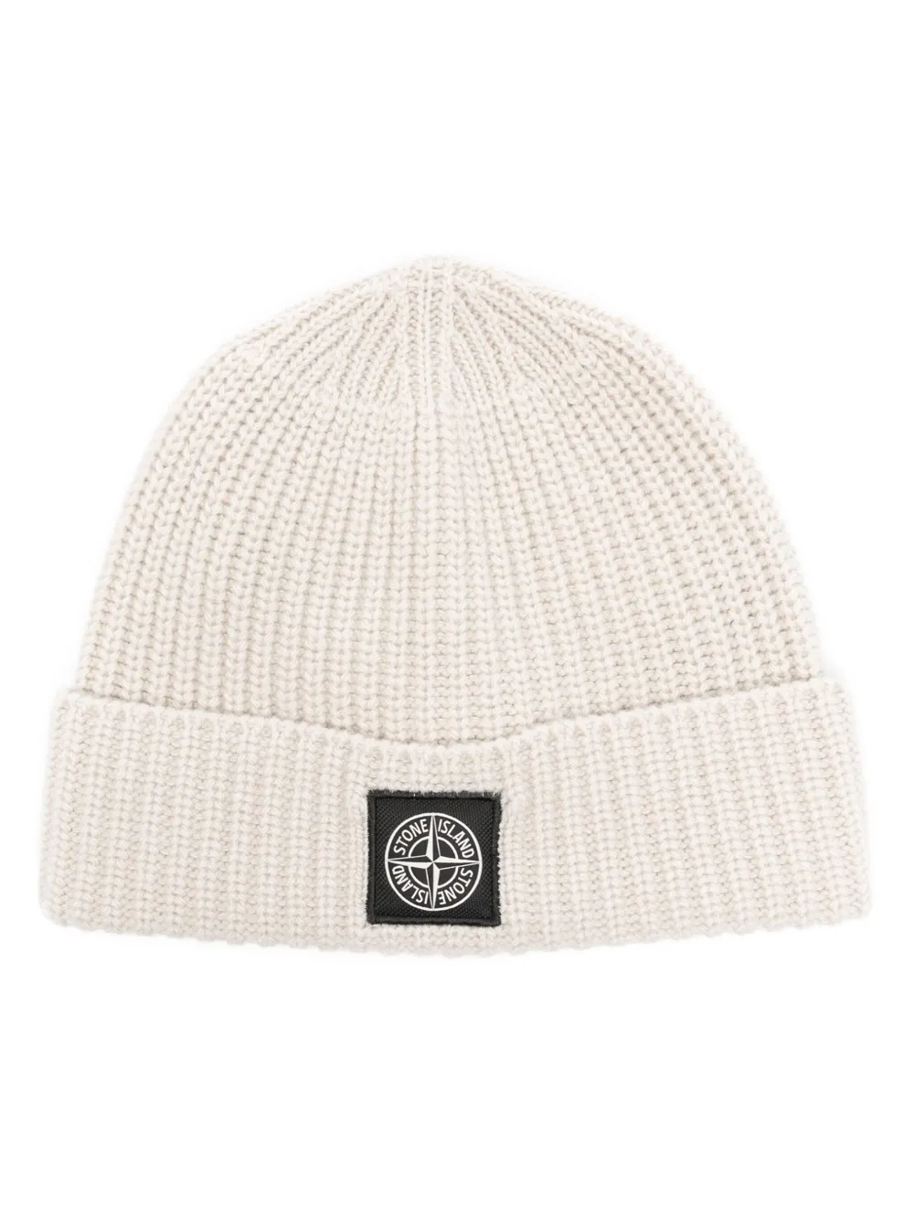 STONE ISLAND COMPASS-PATCH BEANIE