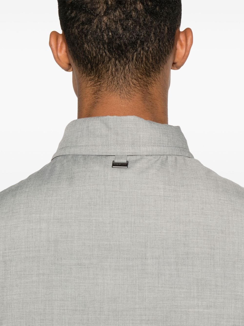 Shop Corneliani Logo-plaque Gilet In Grey