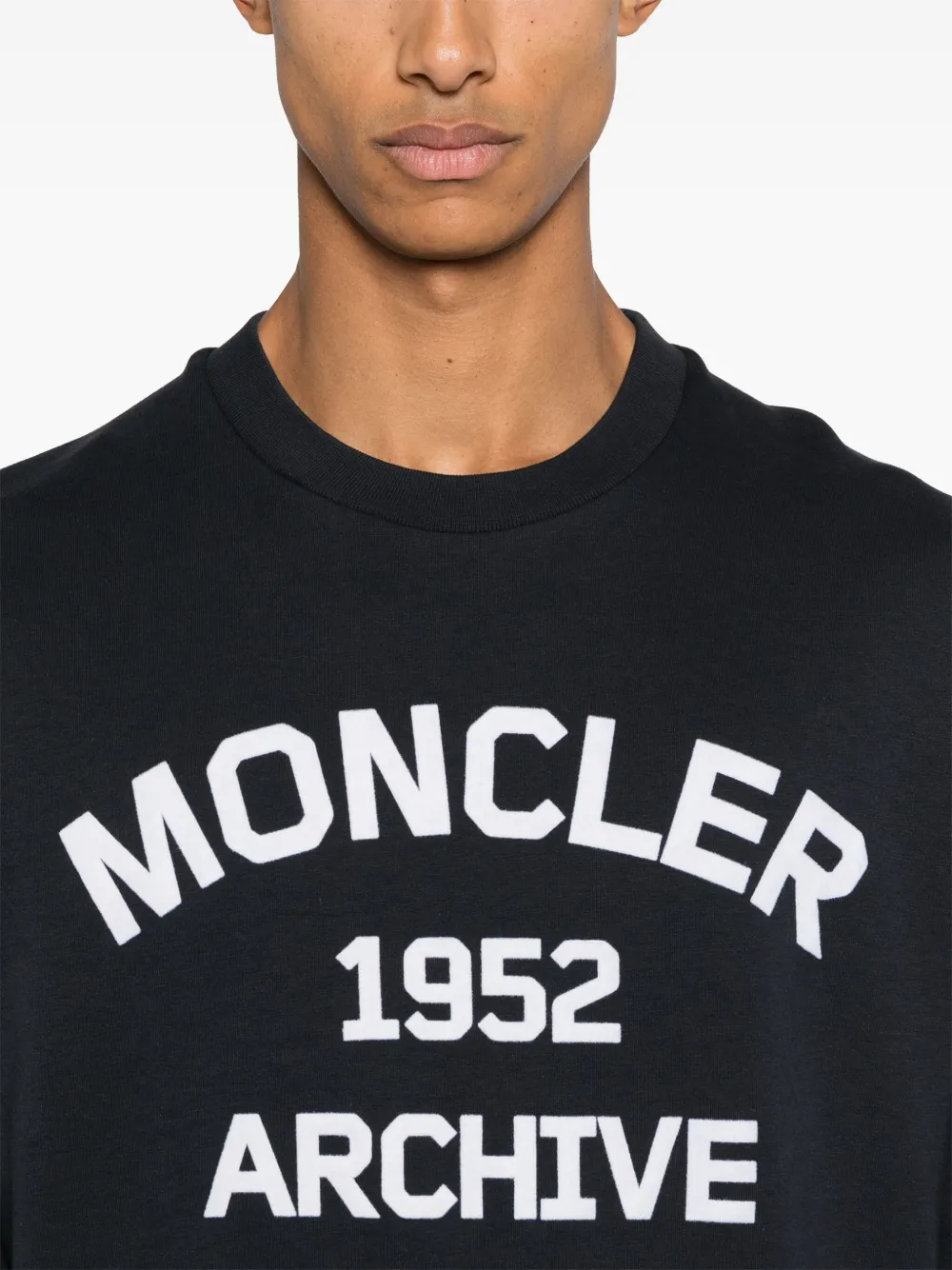 Moncler Sweater met logo Blauw