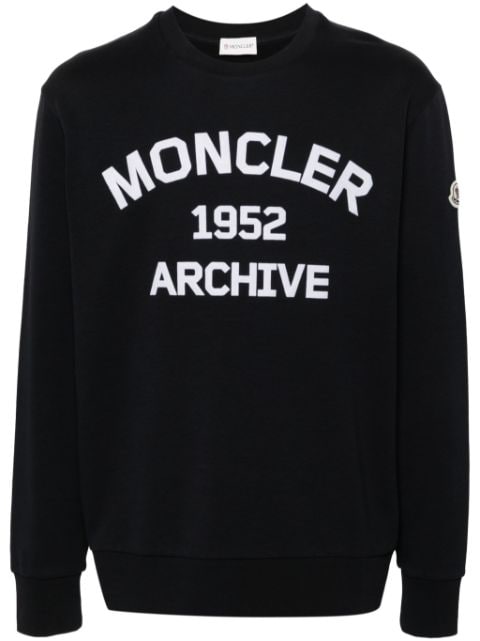 Moncler sweat à logo floqué