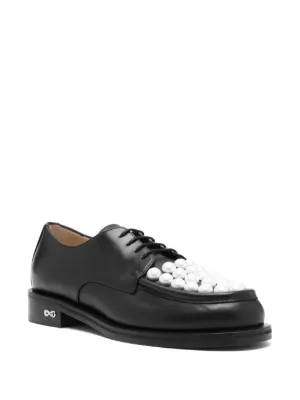 ローファー・オックスフォード MACH & MACH 'Sirene' loafers White/Black PF24S077630CLF FARFETCH - The Global Destination For Modern Luxury