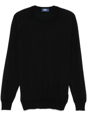 Rick Owens フィッシャーマンニット セーター | ブラック | FARFETCH JP