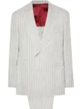 Brunello Cucinelli striped suit - Grey