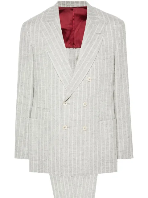 Brunello Cucinelli striped suit