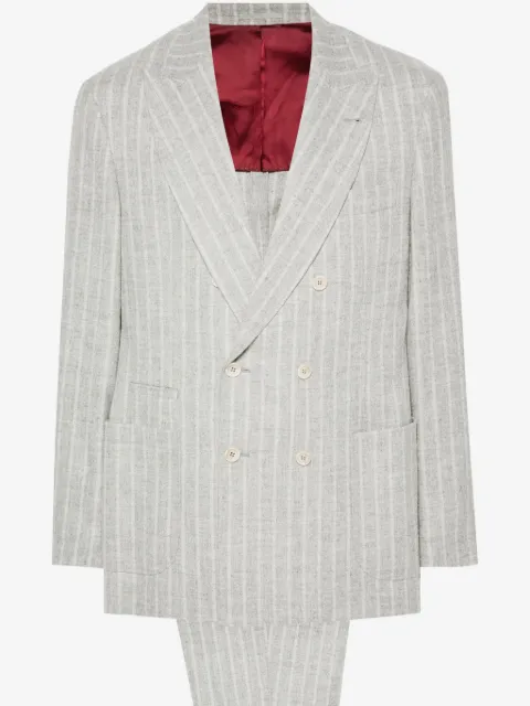 Brunello Cucinelli alpaca single breasted suit
