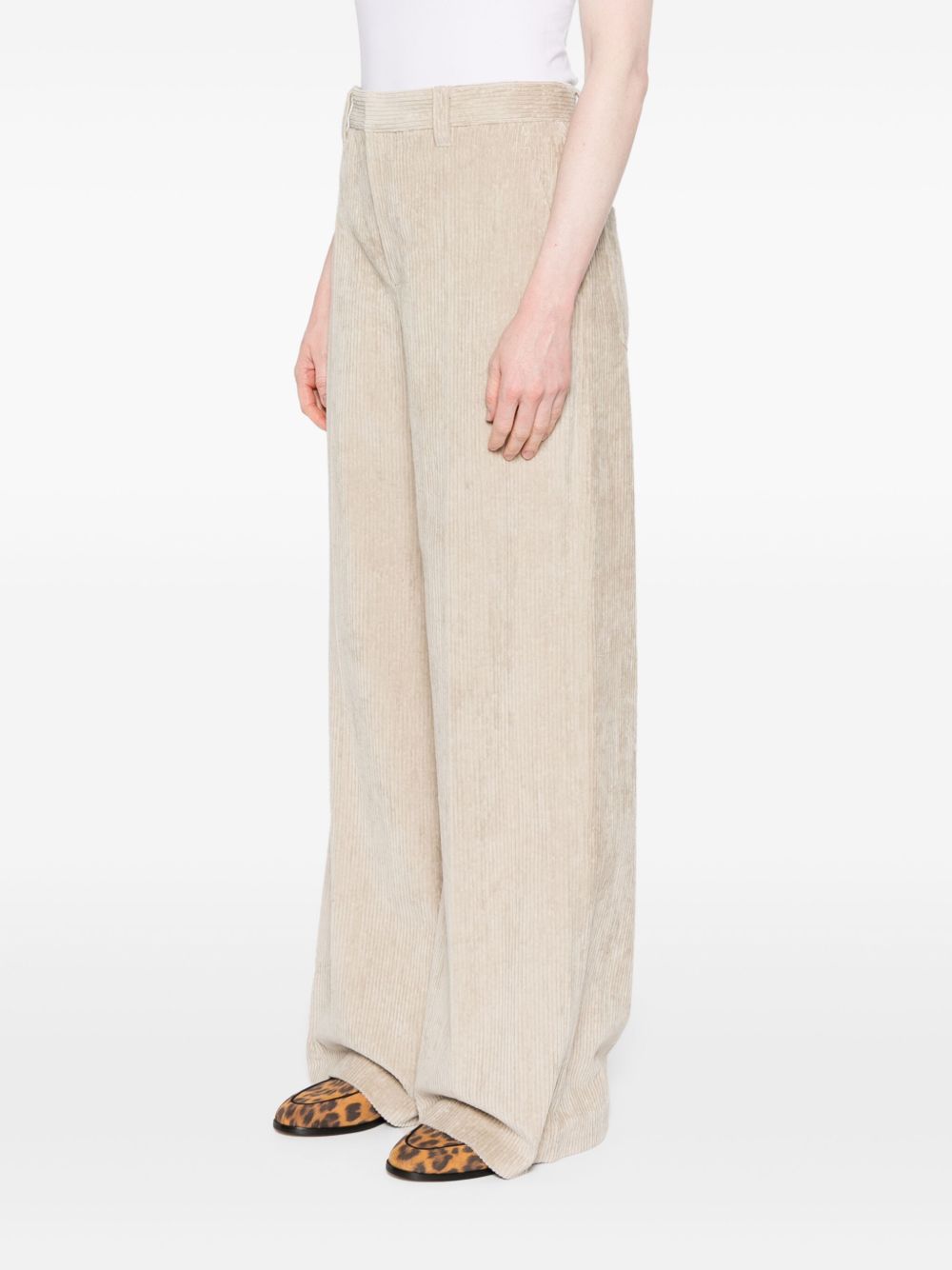 Brunello Cucinelli corduroy wide-leg trousers Women