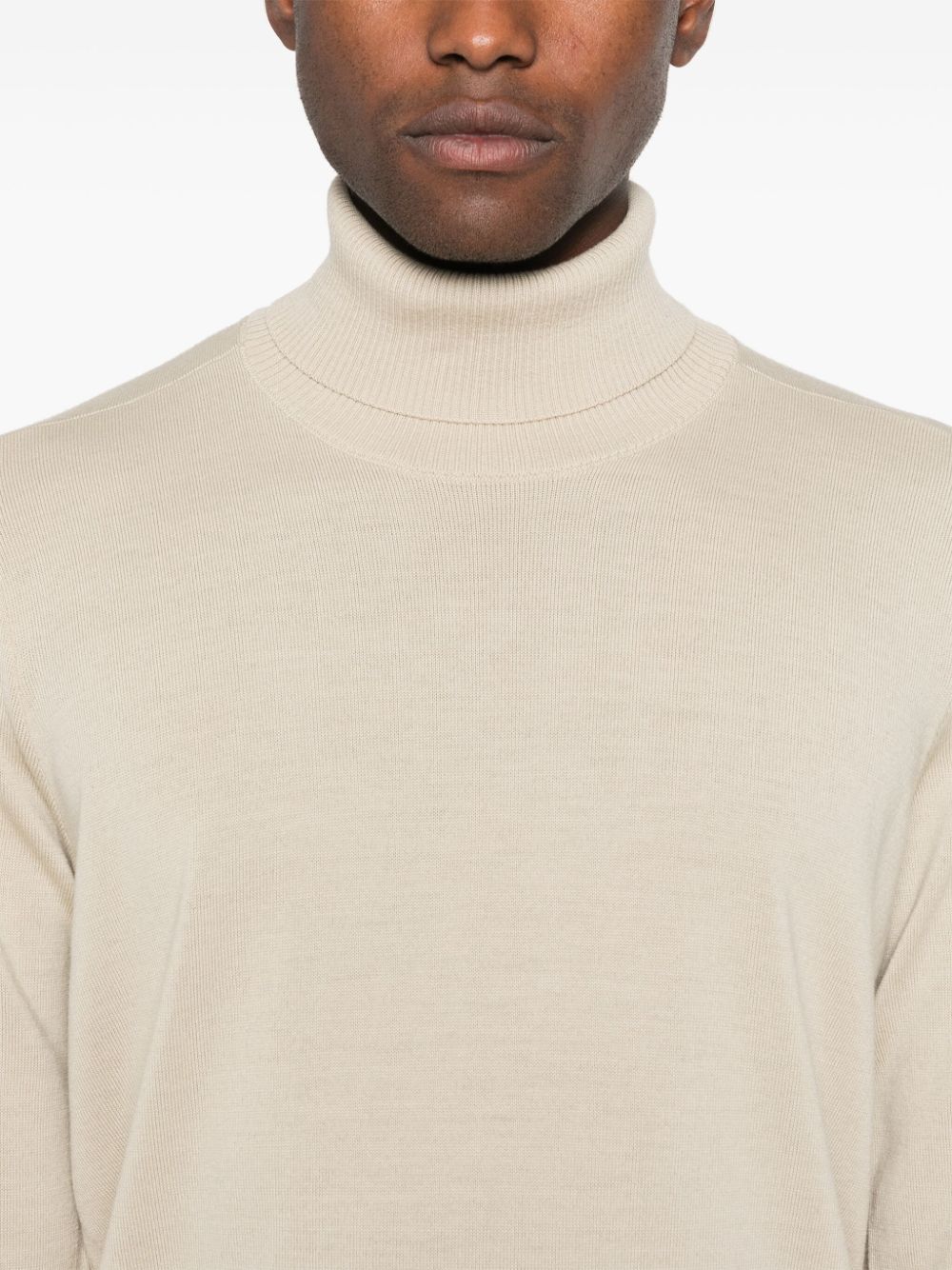 Shop Stone Island Compass-badge Sweater In Neutrals